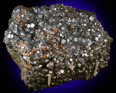 Andradite Garnet with Quartz from Ocna de Fier, Banat Region, Romania