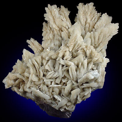 Barite on Fluorite from Crystal #1 Mine, Cave-in-Rock District, Hardin County, Illinois