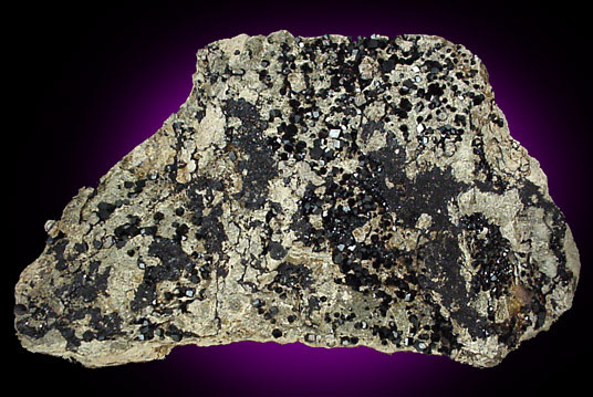 Andradite Garnet var. Melanite from near the Benitoite Gem Mine, San Benito County, California