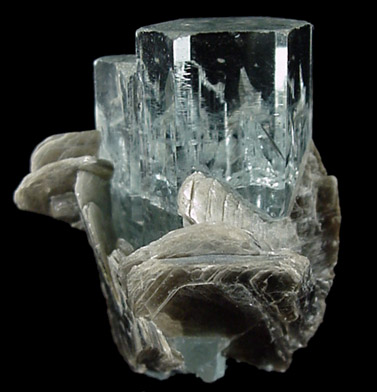 Beryl var. Aquamarine from Shengus, Gilgit-Skardu Road, Skardu Road, Gilgit-Baltistan, Pakistan