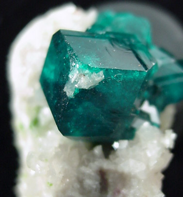 Dioptase and Calcite from Tsumeb Mine, Otavi-Bergland District, Oshikoto, Namibia