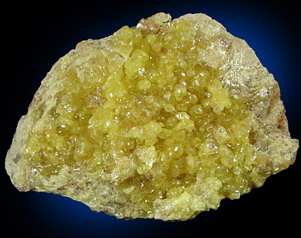 Sulfur from San Felipe, Baja California Norte, Mexico