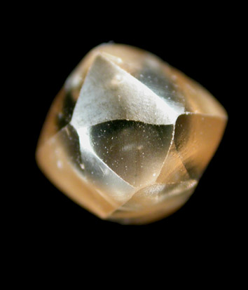 Diamond (2.09 carat dodecahedral crystal) from South Africa