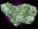 Conichalcite and Calcite from Mina Ojuela, Mapimi, Durango, Mexico