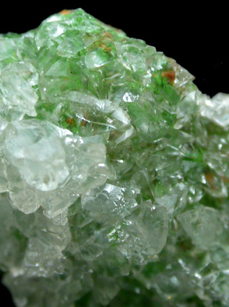 Conichalcite and Calcite from Mina Ojuela, Mapimi, Durango, Mexico