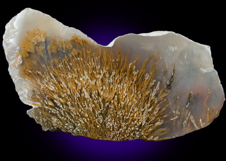 Quartz var. Sagenite Agate from Wiley Wells area, southwest of Blythe, California