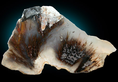 Quartz var. Sagenite Agate from Wiley Wells area, southwest of Blythe, California