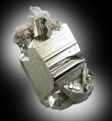 Pyrite with Quartz from Butte Mining District, Summit Valley, Silver Bow County, Montana