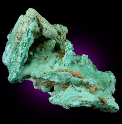 Malachite from Blue Wing Mine, near Blue Wing Church, Virgilina, Granville County, North Carolina