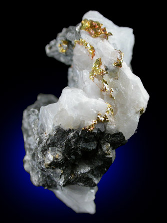 Gold with Arsenopyrite from Queen Mine, Nevada City, Nevada County, California