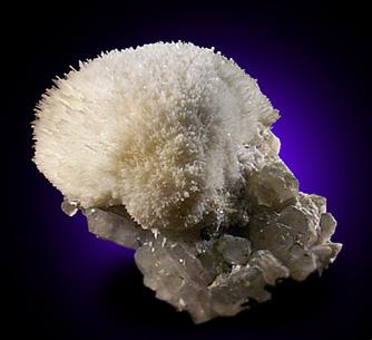 Natrolite on Apophyllite from Millington Quarry, Bernards Township, Somerset County, New Jersey