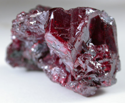 Proustite from Jchymov (formerly Joachimsthal), Bohemia, Czech Republic