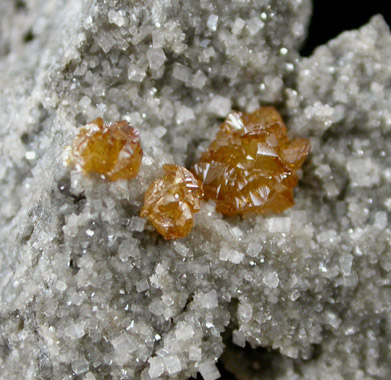 Sphalerite with minor Dolomite and Calcite from Frontier Dolostone Products Quarry, Lockport, Niagara County, New York