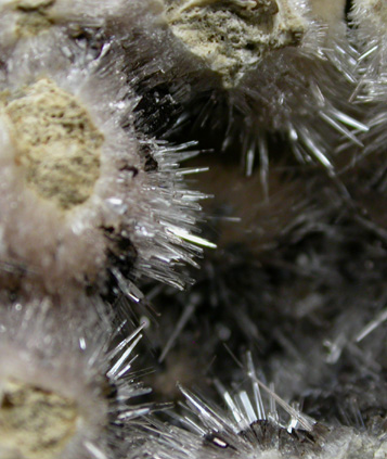 Kutnohorite and Aragonite from Levane, Val D'Arno, Tuscany, Italy