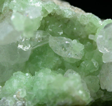 Cerussite on Smithsonite from Tsumeb Mine, Otavi-Bergland District, Oshikoto, Namibia