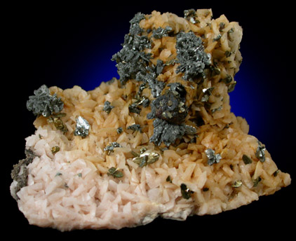 Marcasite on Dolomite from Tri-State Lead-Zinc Mining District, near Joplin, Jasper County, Missouri