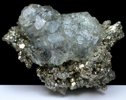 Fluorite and Pyrite from Shangbao Mine, Leiyang, Hunan, China