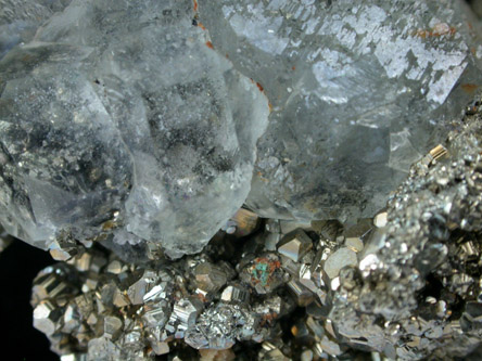 Fluorite and Pyrite from Shangbao Mine, Leiyang, Hunan, China
