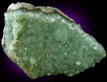 Prehnite and Datolite with casts after Anhydrite from Lane's Quarry, Westfield, Hampden County, Massachusetts