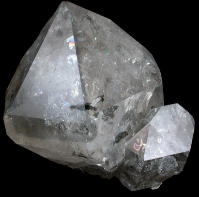 Quartz var. Herkimer Diamond from Eastern Rock Products Quarry (Benchmark Quarry), St. Johnsville, Montgomery County, New York