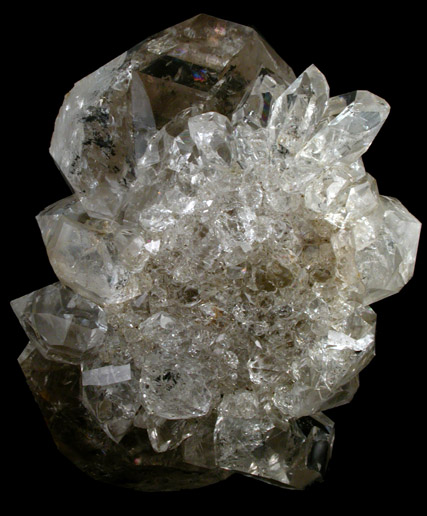 Quartz var. Herkimer Diamond from Diamond Acres (Hastings Farm), Fonda, Montgomery County, New York