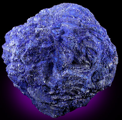 Azurite - rose formation from Morenci Mine, Clifton District, Greenlee County, Arizona