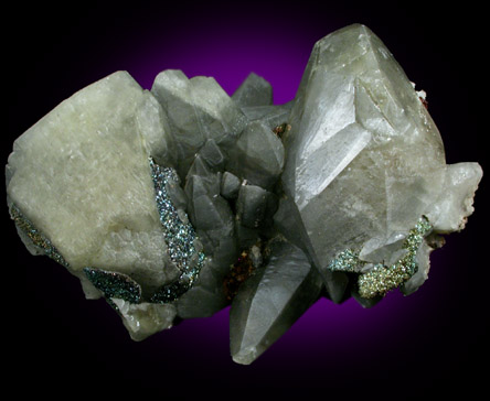 Calcite with Pyrite from Brushy Creek Mine, Viburnum Trend, Reynolds County, Missouri