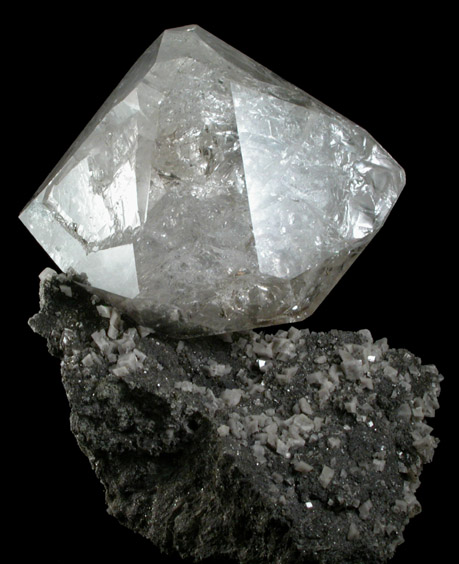 Quartz var. Herkimer Diamond from Eastern Rock Products Quarry (Benchmark Quarry), St. Johnsville, Montgomery County, New York