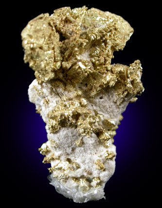 Gold (octahedral crystals) from Cripple Creek, Teller County, Colorado