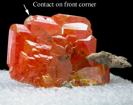 Wulfenite from Red Cloud Mine, Silver District, La Paz County, Arizona