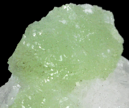 Adamite and Celestine from El Potosi Mine, Level 9, Santa Eulalia District, Aquiles Serdn, Chihuahua, Mexico