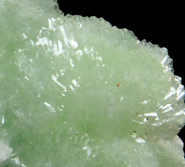 Adamite with Celestine from El Potosi Mine, Level 9, Santa Eulalia District, Aquiles Serdn, Chihuahua, Mexico