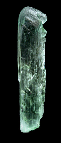 Spodumene var. Hiddenite from Hiddenite, Alexander County, North Carolina (Type Locality for Hiddenite)