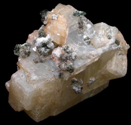 Magnesite with Uvite Tourmaline and Rutile from Brumado District, Serra das guas, Bahia, Brazil