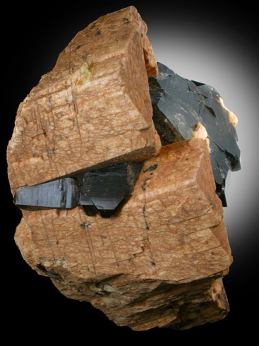 Orthoclase with Smoky Quartz from Mokrusha Mine, Alabashka pegmatite field, Murzinka region, Middle Urals, Russia