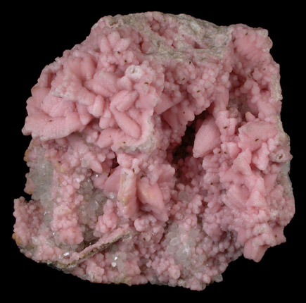 Rhodochrosite pseudomorphs after Calcite from Taxco de Alarcon, Guerrero, Mexico