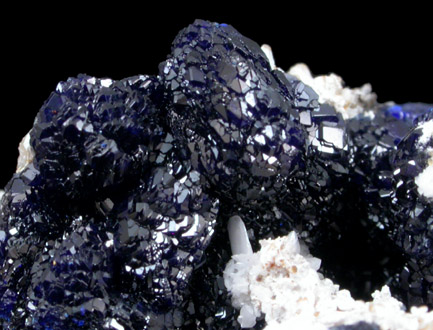 Quartz and Azurite from Zacatecas, Mexico