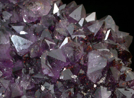 Quartz var. Amethyst from Catalan Agate-Amethyst District, Souther Paran Basalt Basin, Artigas, Uruguay