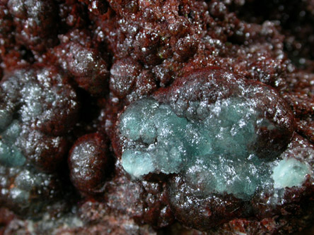 Willemite with Rosasite from Tsumeb Mine, Otavi-Bergland District, Oshikoto, Namibia