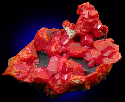 Realgar from Getchell Mine, Humboldt County, Nevada