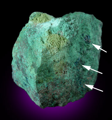 Chalcomenite, Digenite, Malachite from Katanga Copperbelt, Lualaba Province, Democratic Republic of the Congo