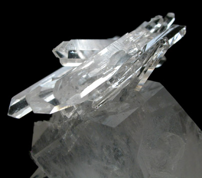 Quartz on Quartz from Jeffrey Quarry, near North Little Rock, Pulaski County, Arkansas