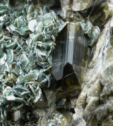 Vesuvianite from Chatillon, Valle d' Aosta, Italy