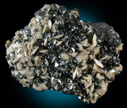 Sphalerite var. Marmatite with Siderite from Eagle Mine, Gilman District, Eagle County, Colorado