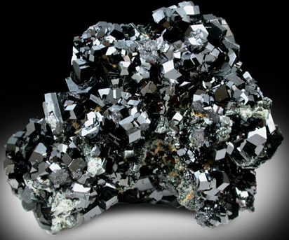 Andradite Garnet var. Melanite from near the Benitoite Gem Mine, San Benito County, California