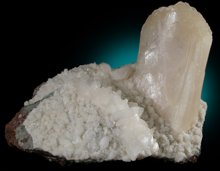 Stilbite on Heulandite from Pune District, Maharashtra, India