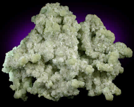 Datolite on Prehnite epimorphs after Anhydrite from Prospect Park Quarry, Prospect Park, Passaic County, New Jersey