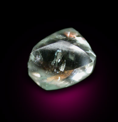 Diamond (1.54 carat octahedral crystal) from South Africa