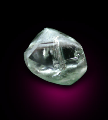 Diamond (1.54 carat octahedral crystal) from South Africa