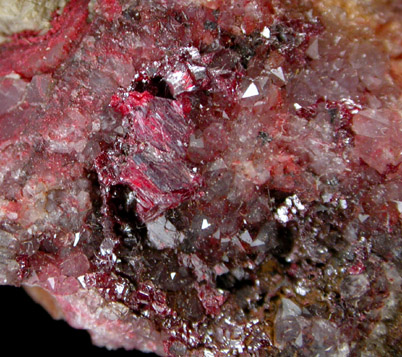 Cinnabar from Idrija Mine, Mt. Avala near Belgrade, Idrija (formerly Idria), Republic of Slovenia